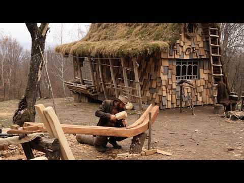 I live far away in the MOUNTAINS. I build a sled for WINTER