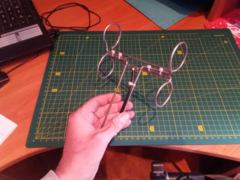 Compressed skeletal slot antenna