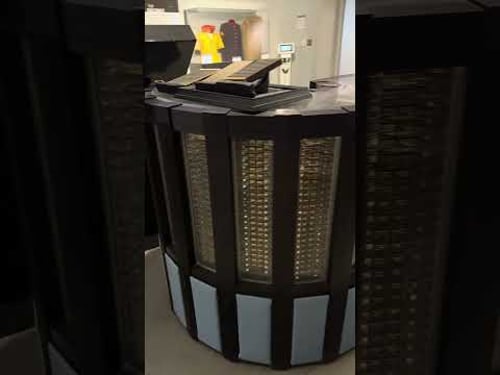 it's not every day you get to touch a Cray-2 supercomputer
