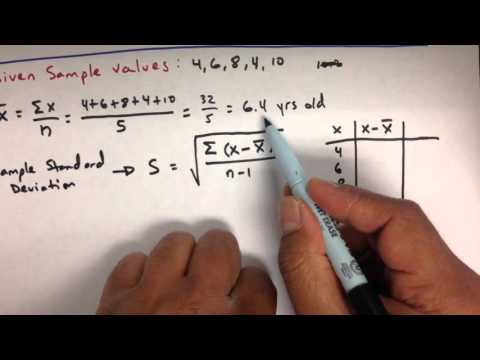 Variance and Standard Deviation: Sample and Population Practice Statistics Problems