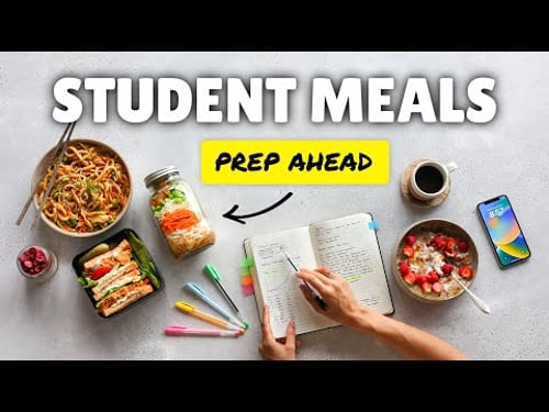 Easy STUDENT recipes (MEAL PREP friendly!) š±