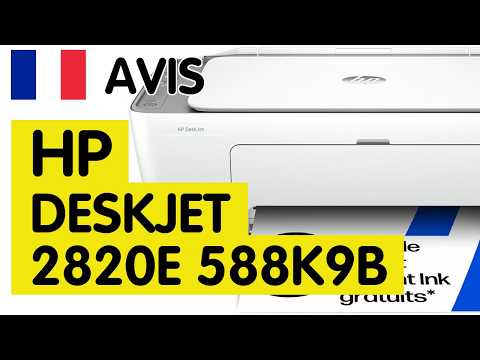 Avis Hp Deskjet 2820e 588k9b en français