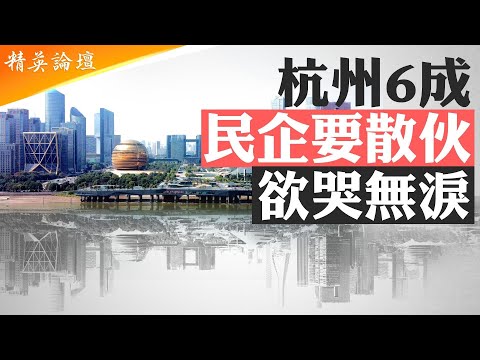 負債增長經營模式失敗,習竟成掏空浙江主謀;杭州公務員大降薪,私企2/3存活艱難;民企500強杭州獨占48家,中國企業孵化器現在緣何失靈?中國經濟兩發動機熄火 #精英論壇 6/25/2025