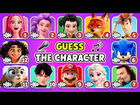 Guess the Movie Characters by the Song and Voice π€π΅π₯ Zootopia 2, Kpop Demon Hunters, Disney