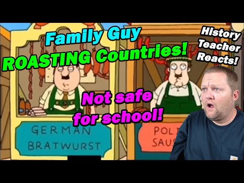 Family Guy is roasting countries! They have no chill! | History Teacher Reacts