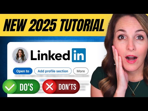 HOW TO GET STARTED ON LINKEDIN IN 2025 - 9 BEGINNER STEPS REVEALED!!