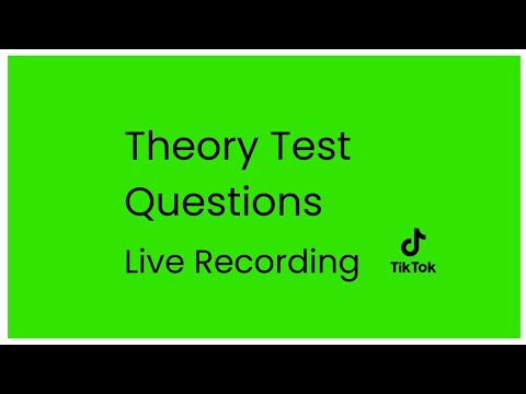 Theory Test Practice I 30 Questions I Live Lesson