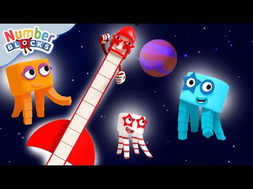 Numberblock 10 Blasts Off to Space! 🪐✨ | Learn to Count to 10 | Space Compilation 🪐@Numberblocks