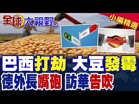 200萬噸大豆在巴西港口"發黴" 錯判中國"底牌"!德外長"訪華告吹" 還叫囂"報復" 開口就是"幹一票大的"!|【全球大視野】精華版 @全球大視野Global_Vision