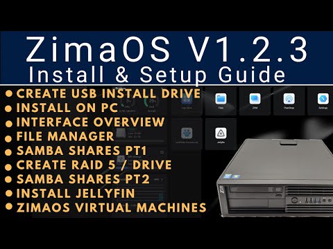 ZimaOS V1.2.3 Install on Any PC. ZimaOS the Simplest Home File & App Server.