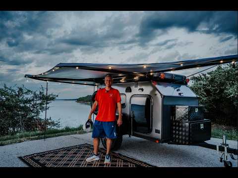 Epic scenery and a surprise guest on this overnight mini camper trip.