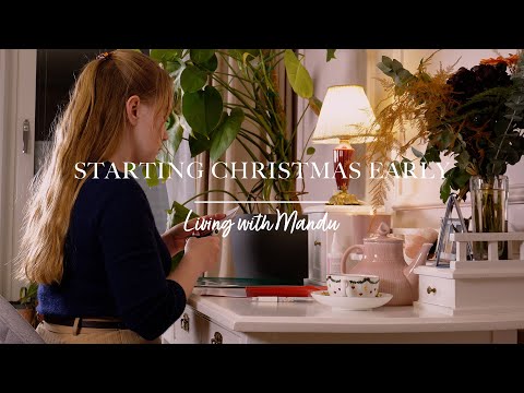 🎄 Starting Christmas Early | Slow, Cozy Day at Home | Living Alone in Sweden