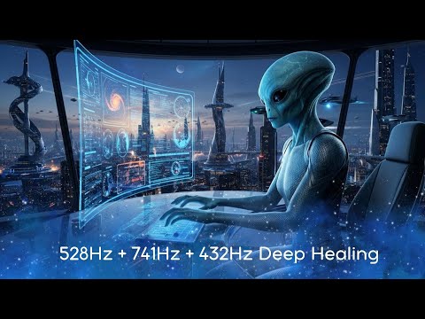 528Hz + 741Hz + 432Hz Deep Healing Music for Body, Mind and Soul - Vibrational Therapy Focus