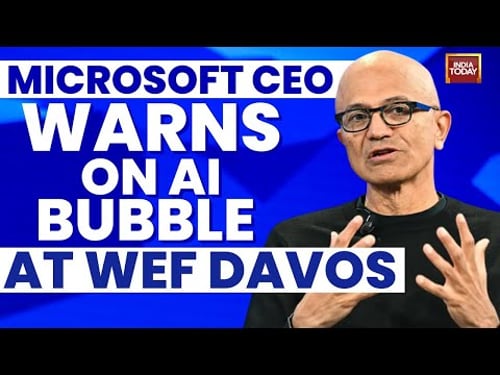 Microsoft CEO Satya Nadella at WEF Davos 2026 | FULL SPEECH | India Today