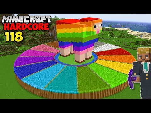 I Built An OVERPOWERED SHEEP FACTORY in Minecraft Hardcore